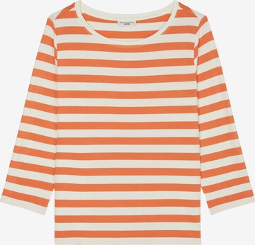 T-shirt 'Breton' Marc O'Polo DENIM en orange : devant