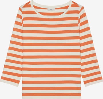 Marc O'Polo DENIM Shirt 'Breton' in Orange: front