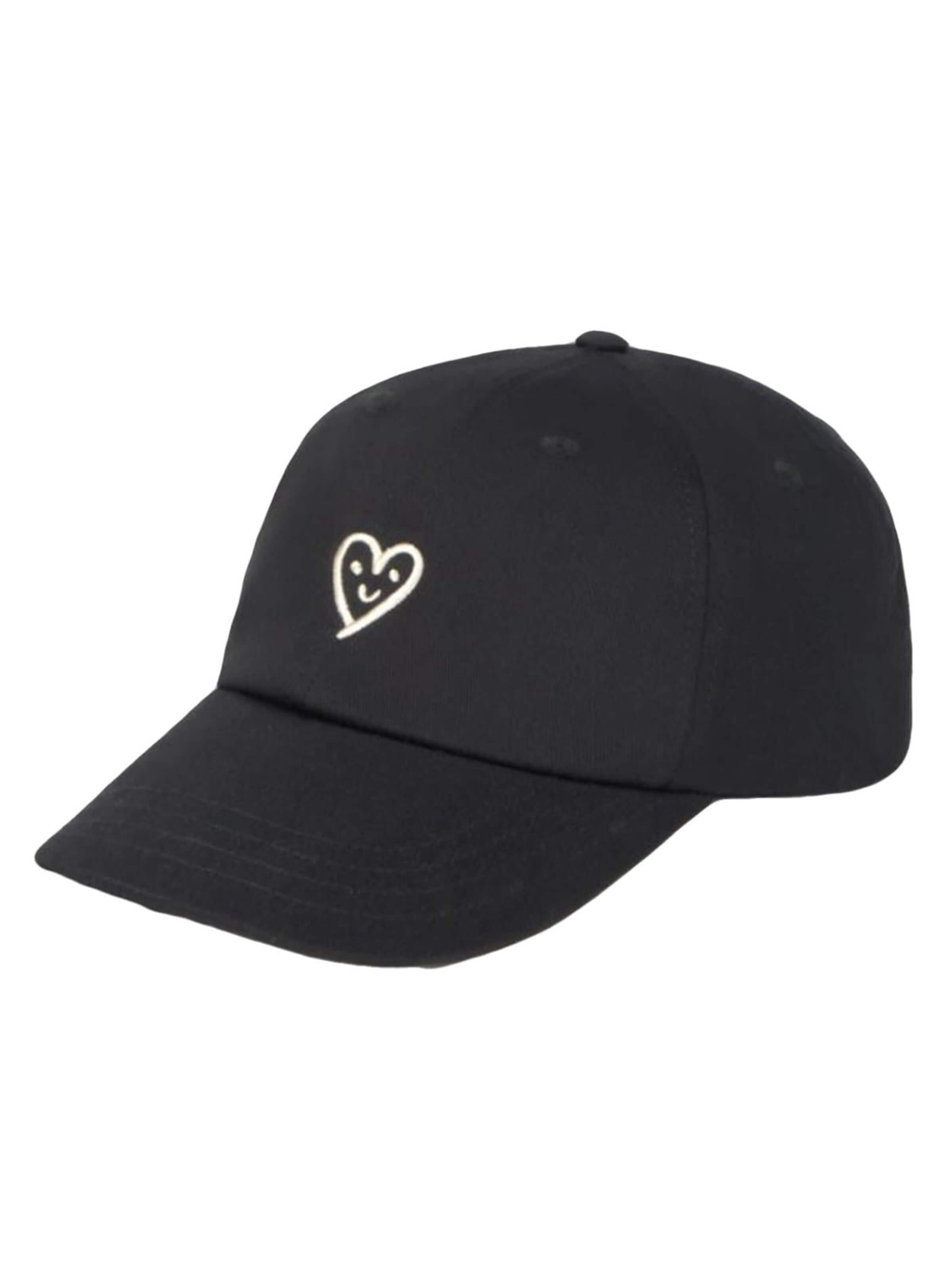 Thinking MU Cap 'Curte Heart Black Chris Cap Black' in Black: front