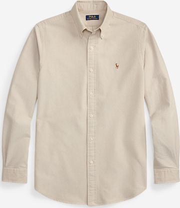 Polo Ralph Lauren Slim fit Button Up Shirt in Beige: front