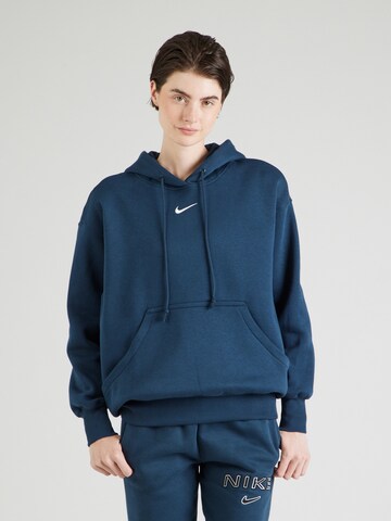 Nike Sportswear Mikina 'PHOENIX FLEECE' – modrá: přední strana