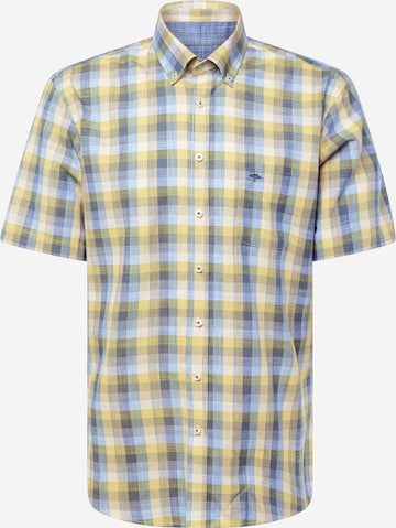 FYNCH-HATTON Button Up Shirt in Blue: front