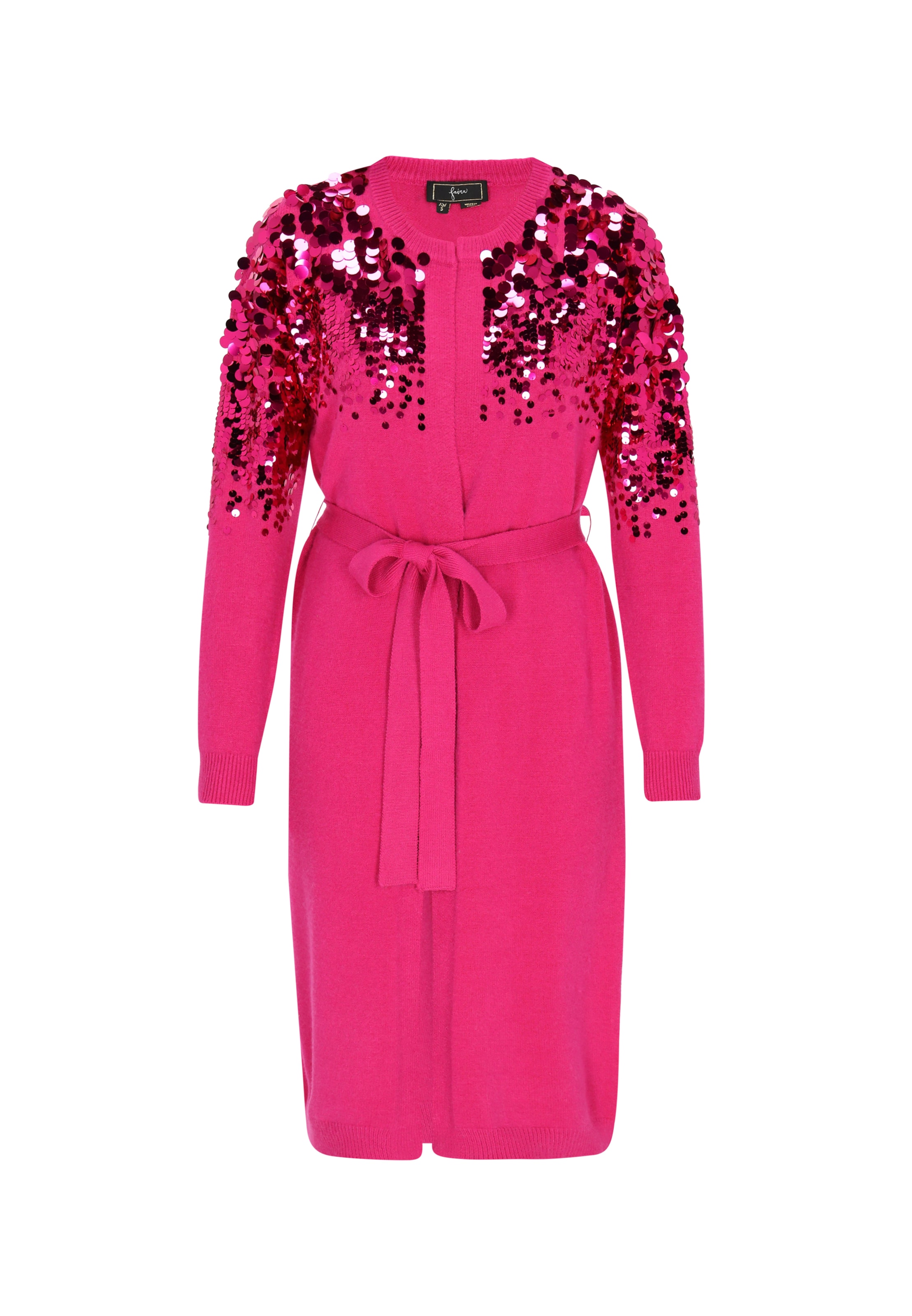 Cardigan faina en rose : devant