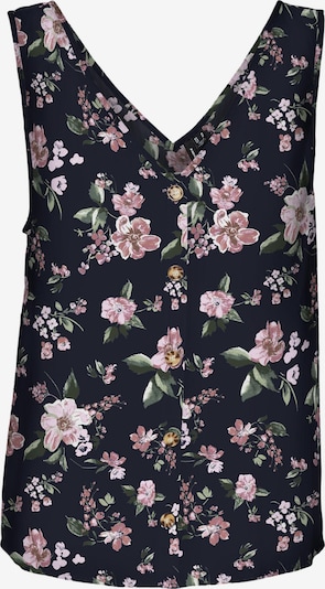 VERO MODA Top 'VMBUMPY' in XS in Navy / Green / Rose / White, Item view