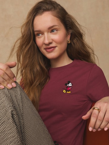 Next - Camisa 'Mickey Mouse' em vermelho