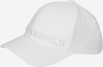 Karl Lagerfeld Lippalakki värissä valkoinen: etupuoli