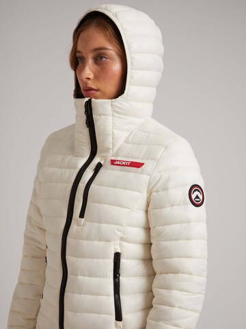 JACK1T Outdoor jacket ' SATEL1TE Kapuzen-Daunenjacke 2.0 ' in White