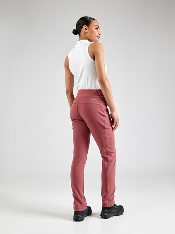 COLUMBIA Slim fit Outdoor trousers 'Back Beauty' in Red