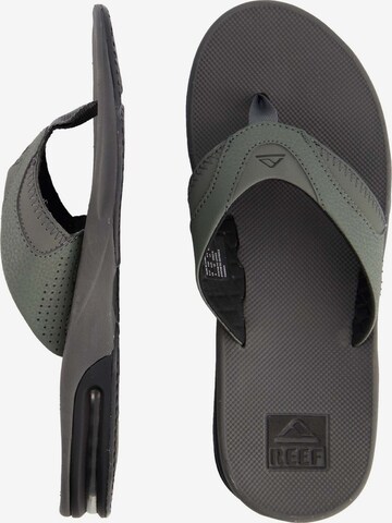 Tongs 'Fanning' REEF en gris