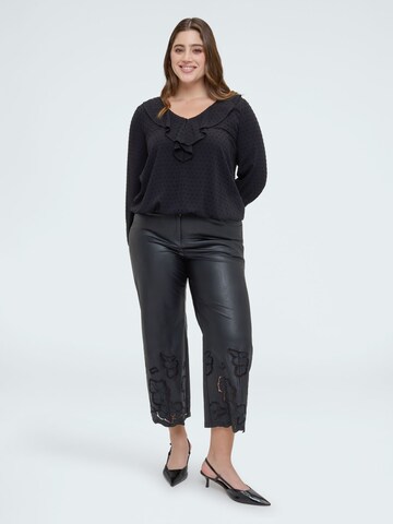 Chemisier Fiorella Rubino en noir