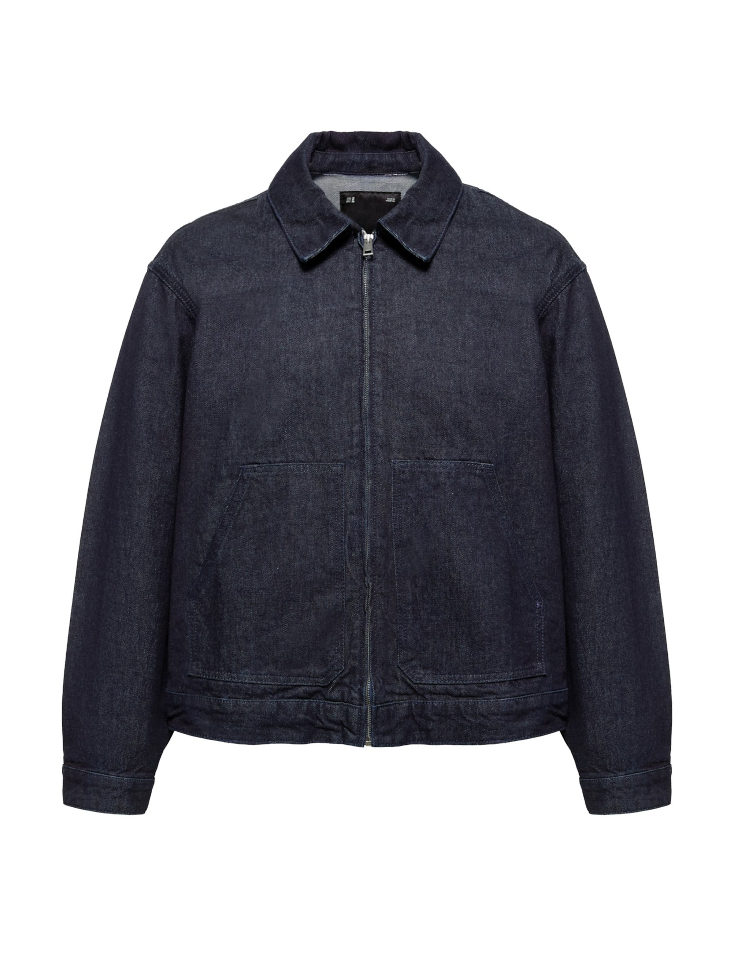 Pull&Bear Tussenjas in S in de kleur Blauw denim, Productweergave