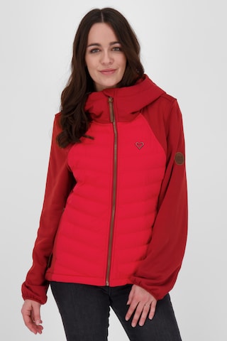 Alife and Kickin Weatherproof jacket 'SoleneAK' in Red: front