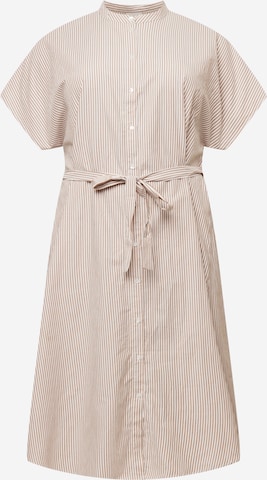 EVOKED Shirt Dress 'TYLLA' in Brown: front