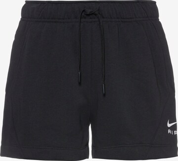 Regular Pantaloni de la Nike Sportswear pe negru: față