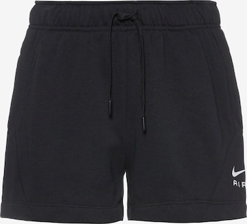 Regular Pantaloni de la Nike Sportswear pe negru: față