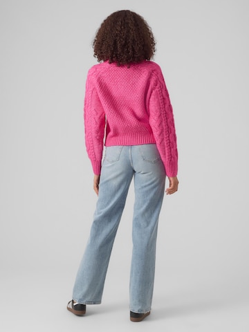 VERO MODA Sweater 'Birgitte' in Pink