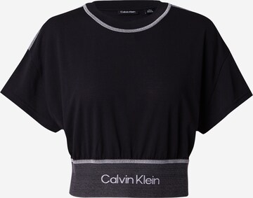 Calvin Klein Sport Funkční tričko – černá: přední strana