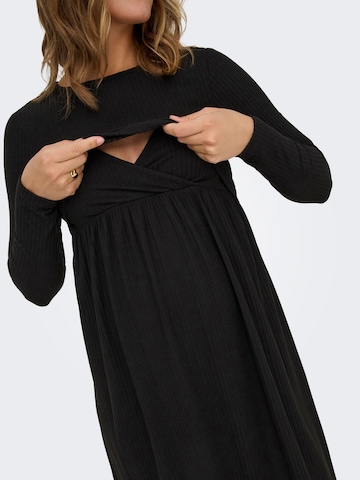 Only Maternity Jurk 'OLMMALAYA' in Zwart