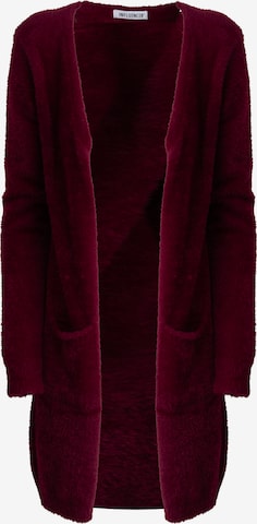 Influencer Strickjacke in Lila: Vorderseite