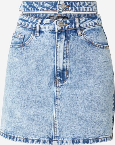 Fustă Missguided pe albastru denim, Vizualizare produs