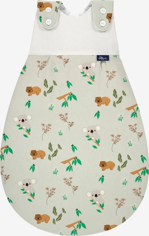 ALVI Sleeping Bag 'Baby-Mäxchen Außensack Bio-Baumwolle Baby-Mäxchen Außensack Bio-Baumwolle' in Green: front