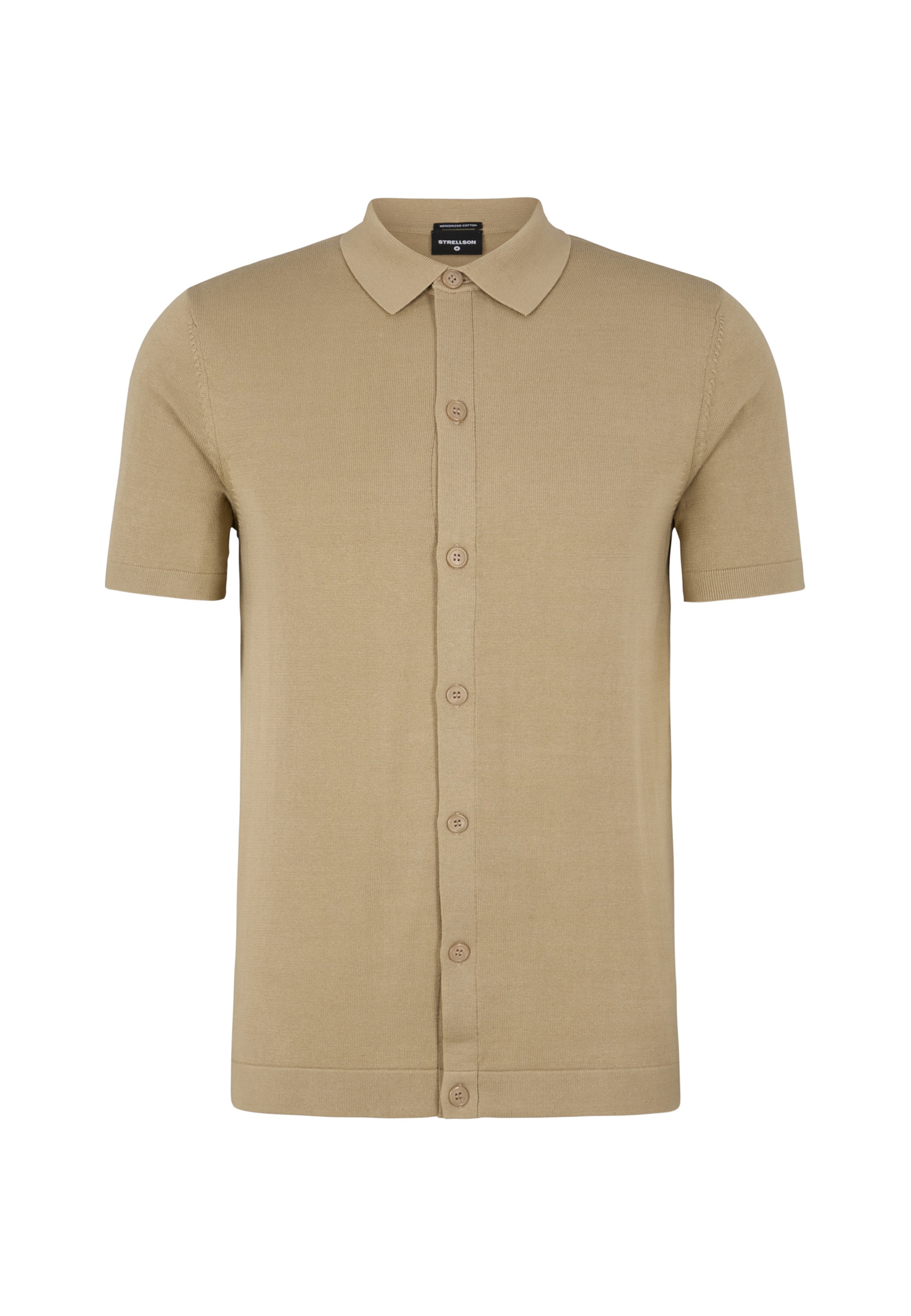 STRELLSON Hemd 'Adrian' in Beige: Vorderseite