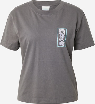 T-shirt QUIKSILVER en gris : devant