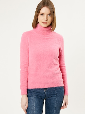 Pullover di Influencer in rosa: frontale