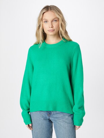 GAP Пуловер 'CASH LIKE' в зелено: отпред