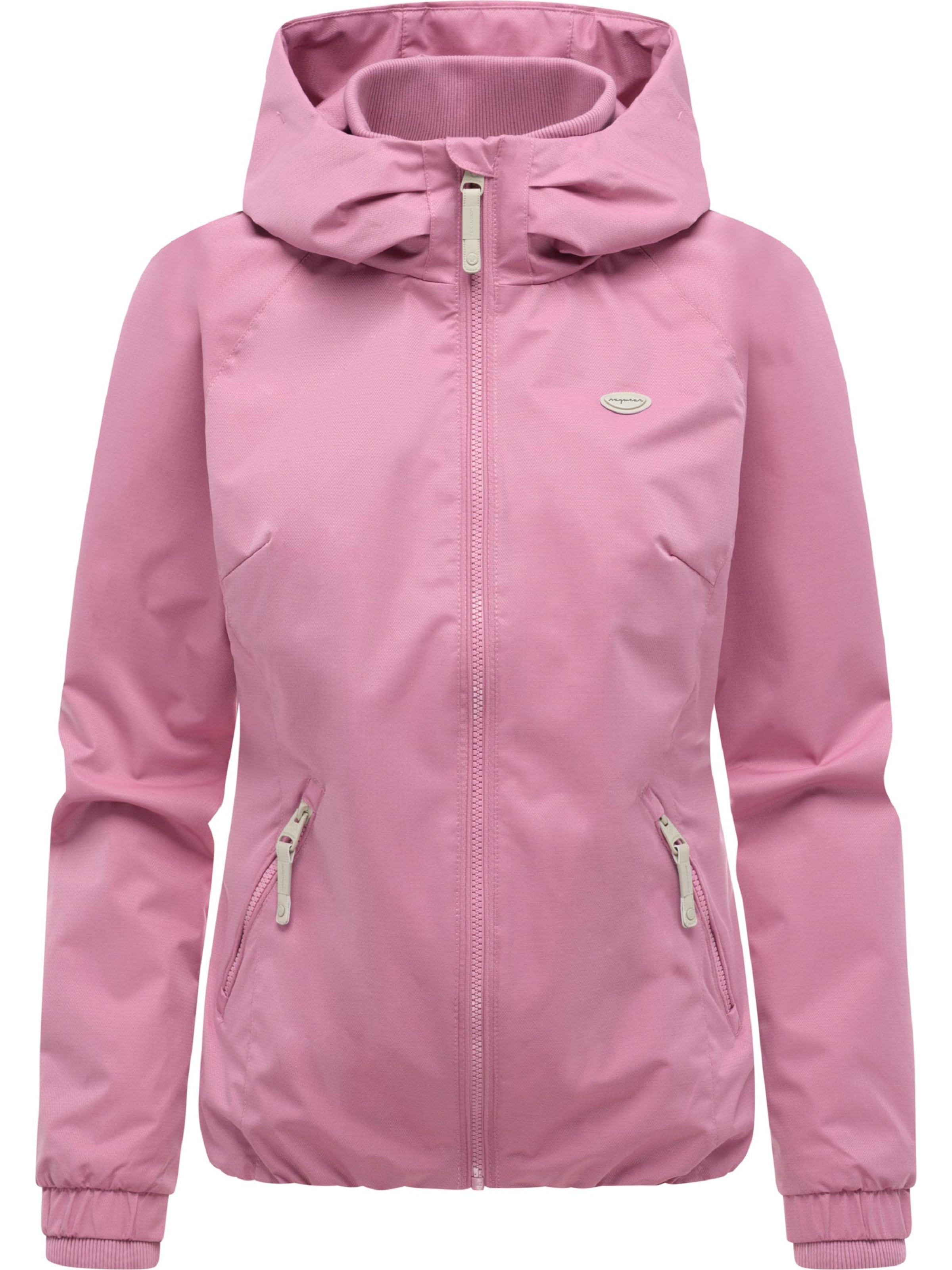 Ragwear Functionele jas 'Dizzie Tech' in Roze: voorkant