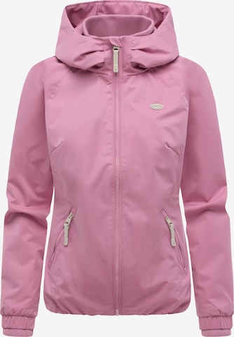Ragwear Funktionsjacke 'Dizzie Tech' in Pink: Vorderseite