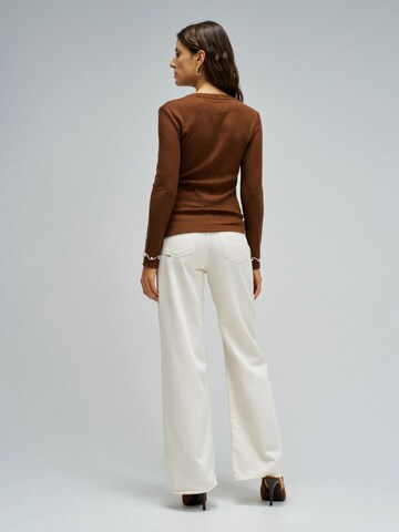 Salsa Jeans Langarm-shirts in Braun