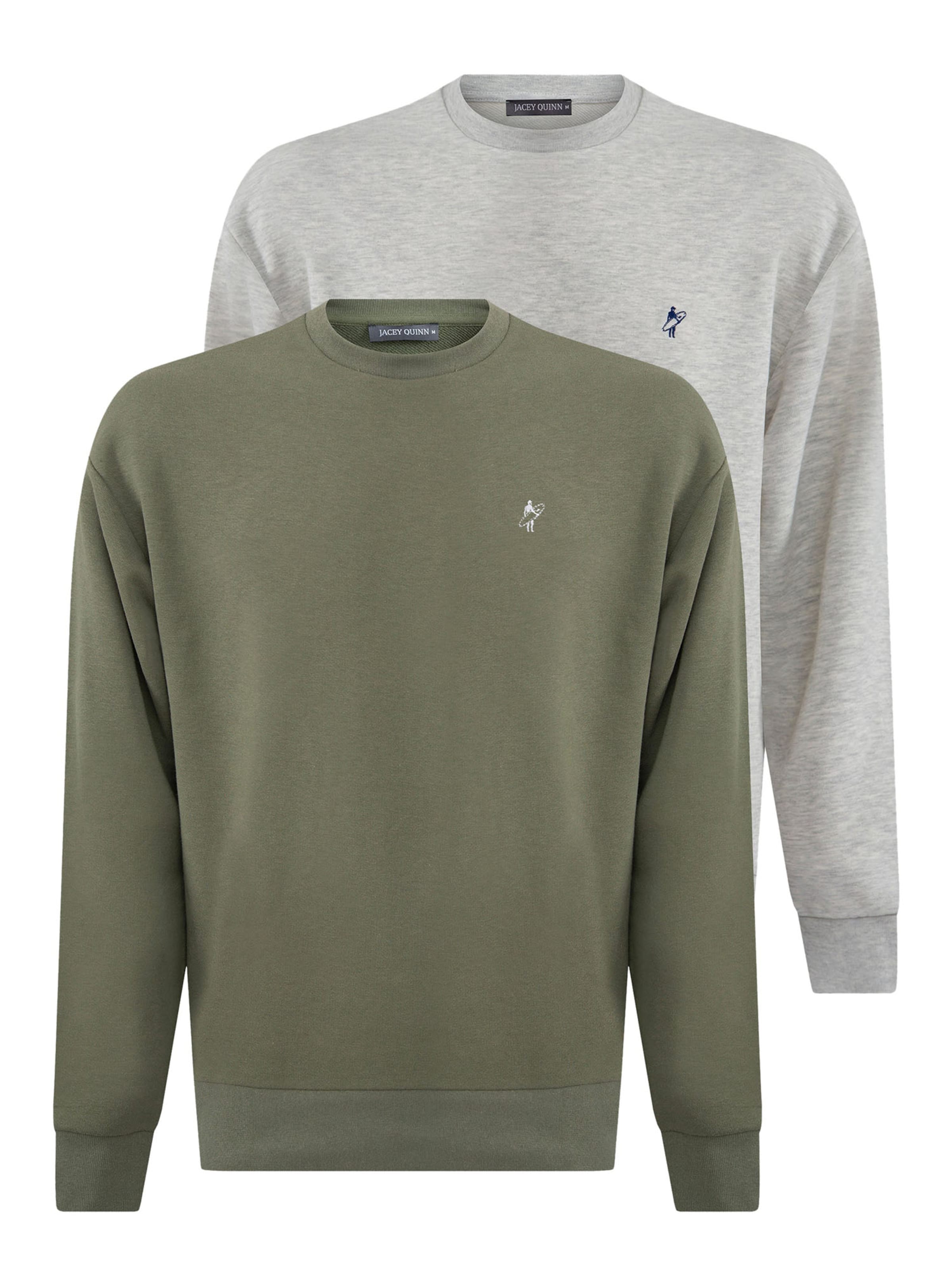 Jacey Quinn Sweatshirt i grå: framsida