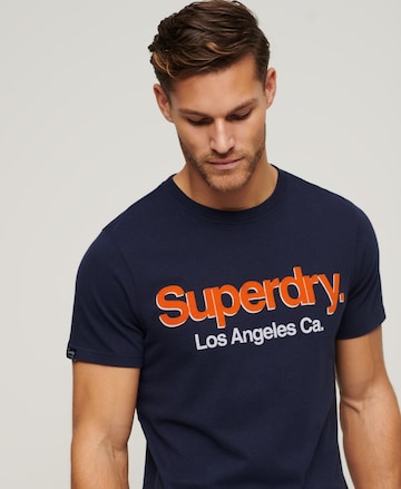 T-Shirt Superdry en bleu