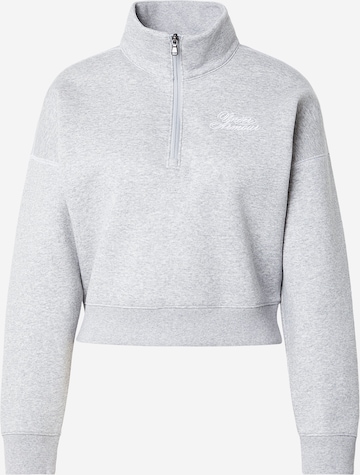 UNDER ARMOURSportska sweater majica 'Rival' - siva boja: prednji dio