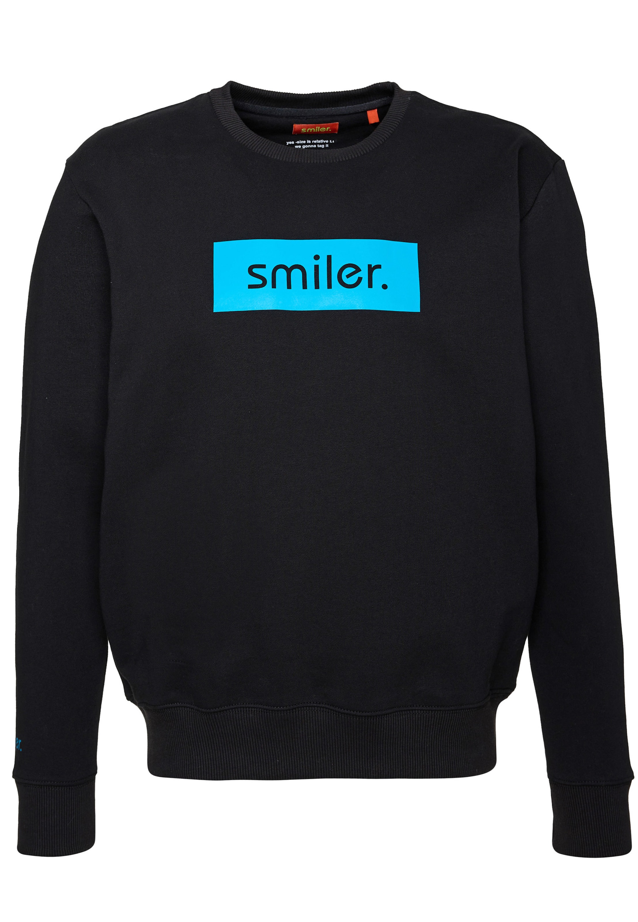 smiler. Sweater 'Cuddle' in Black: front