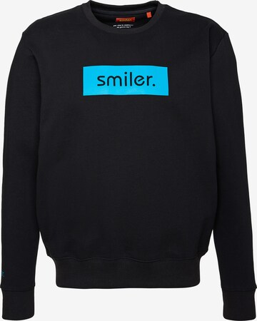 smiler. Sweater 'Cuddle' in Black: front