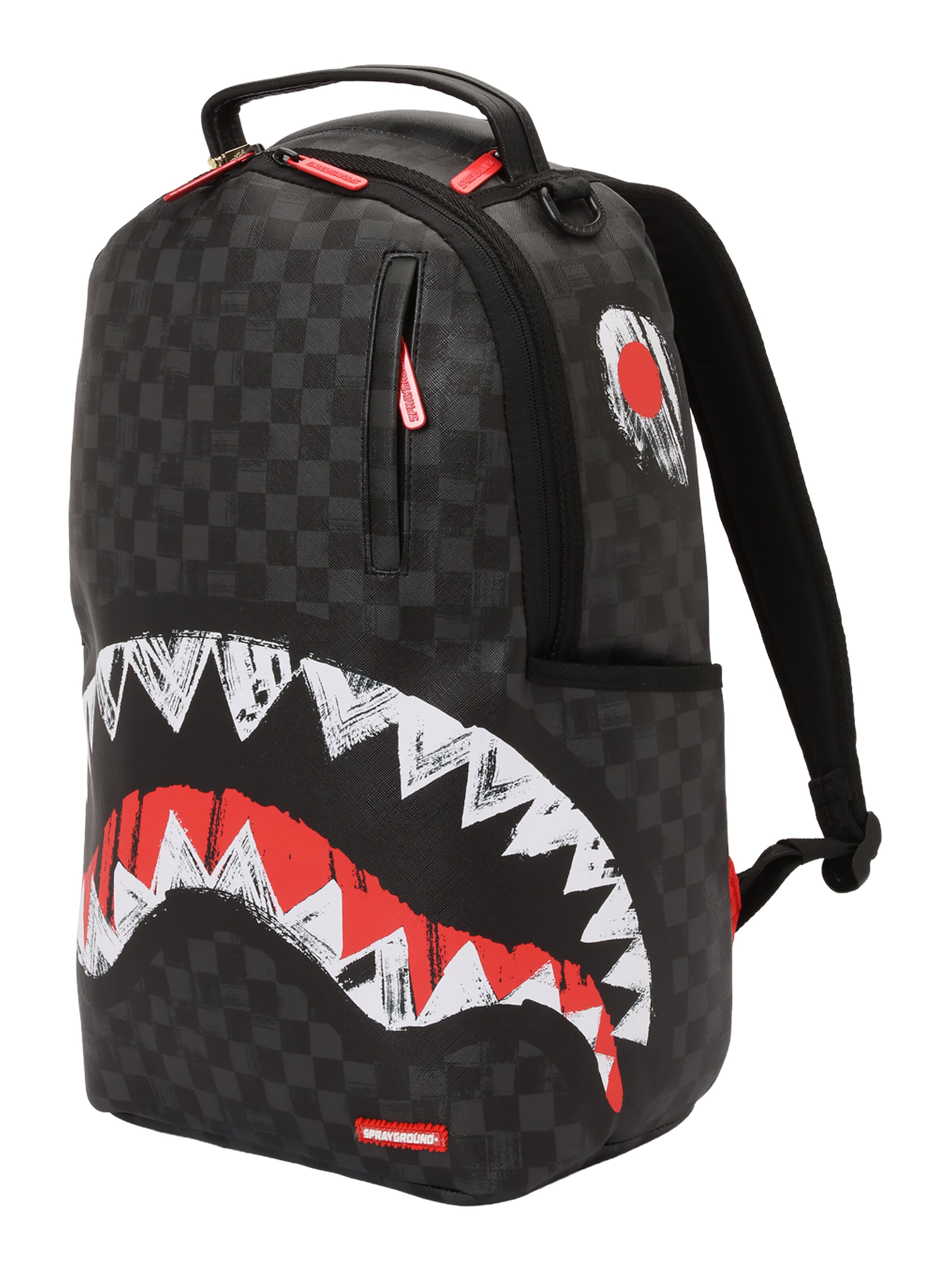 Sprayground Backpack 'Scribble Shark' in Black