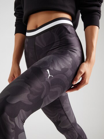 PUMA Skinny Sporthose in Schwarz