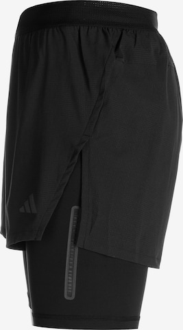 Regular Pantalon de sport 'Heat.Rdy Hiit Elevated 2-In-1' ADIDAS PERFORMANCE en noir