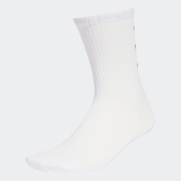 Chaussettes 'TREFOIL' ADIDAS ORIGINALS en blanc