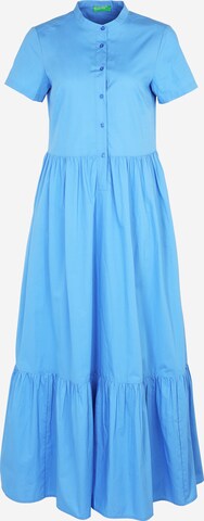 UNITED COLORS OF BENETTONKošulja haljina - plava boja: prednji dio