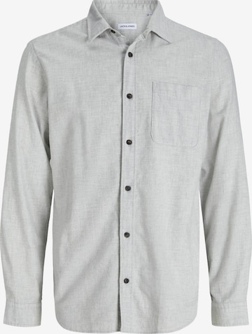 Chemise 'JJECLASSIC' JACK & JONES en gris : devant