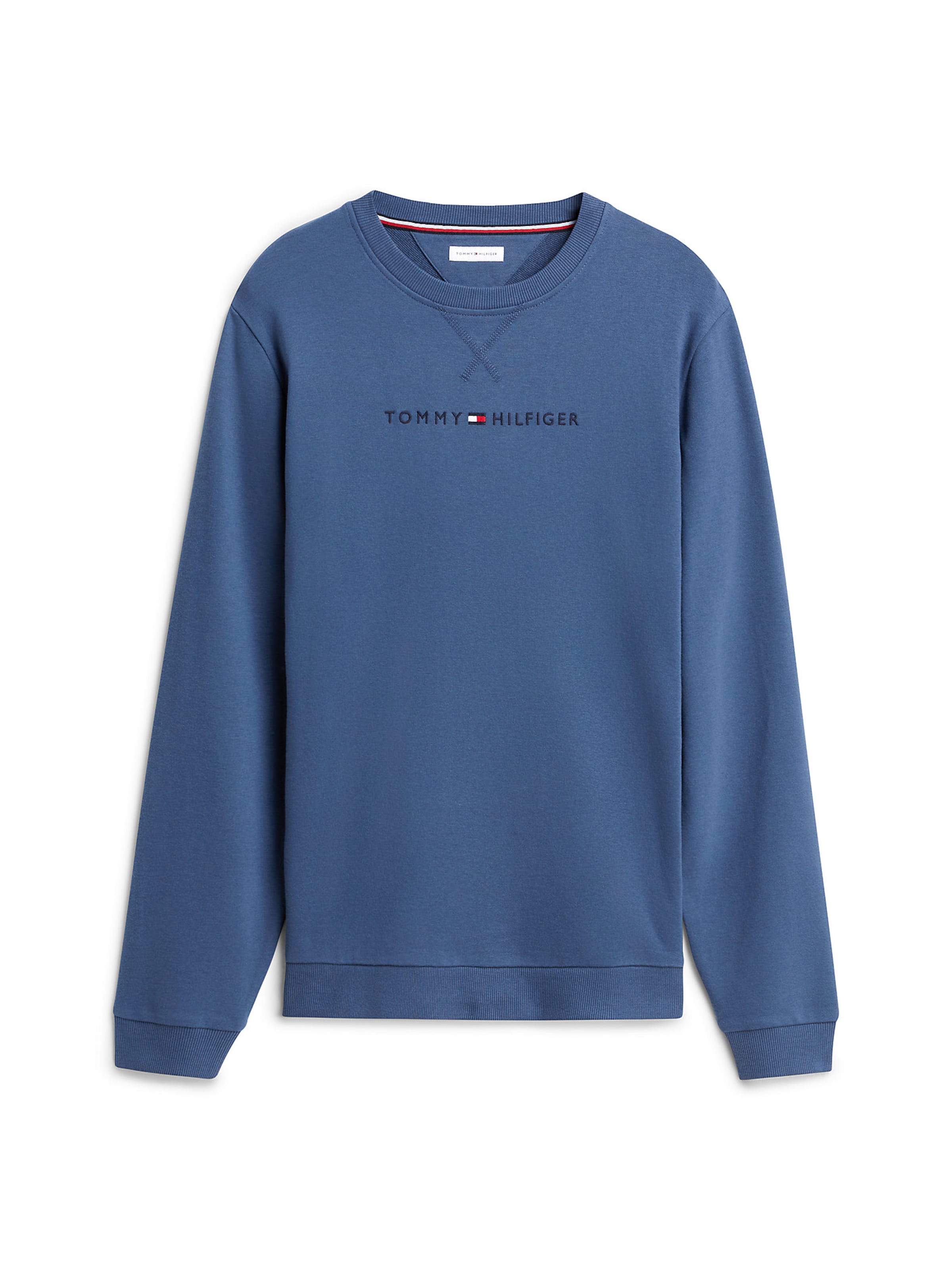 TOMMY HILFIGER Sweatshirt in Blau: Vorderseite