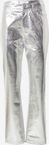 Regular Pantaloni 'Jasmin' de la Hosbjerg pe argintiu: față