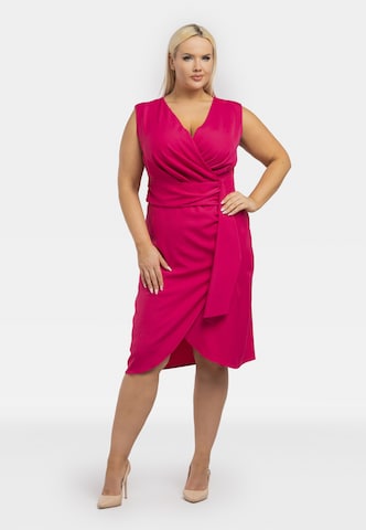 Robe 'FLORENCE' Karko en rose : devant