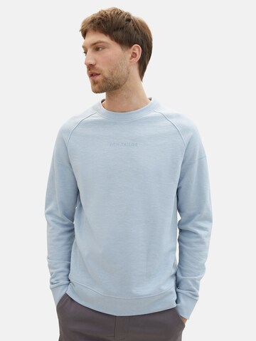 TOM TAILOR Sweatshirt in Blau