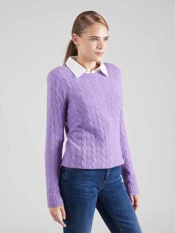 Polo Ralph Lauren - Pullover 'Julianna' em roxo: frente