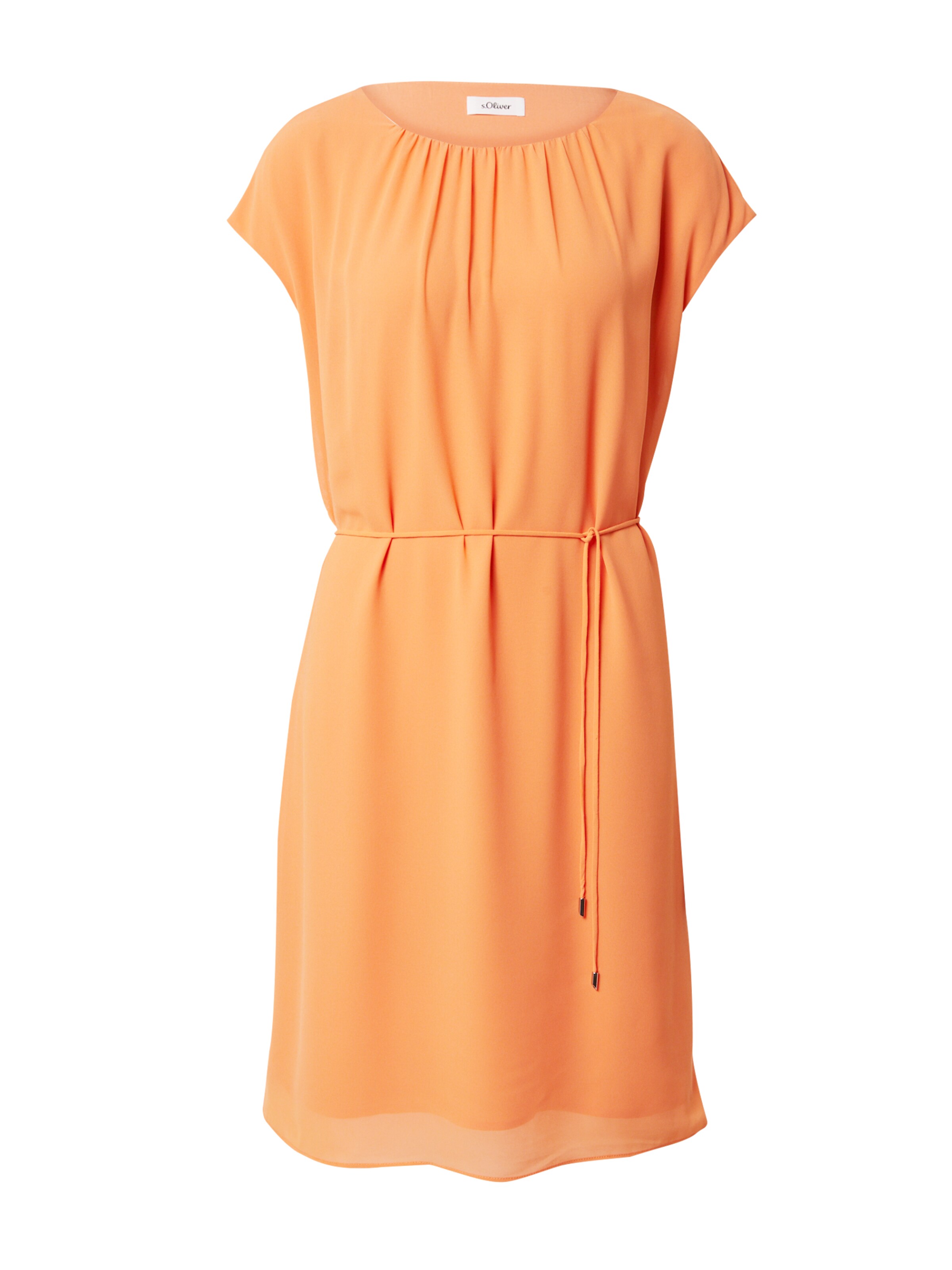 s.Oliver BLACK LABEL Kleid in Orange: Vorderseite