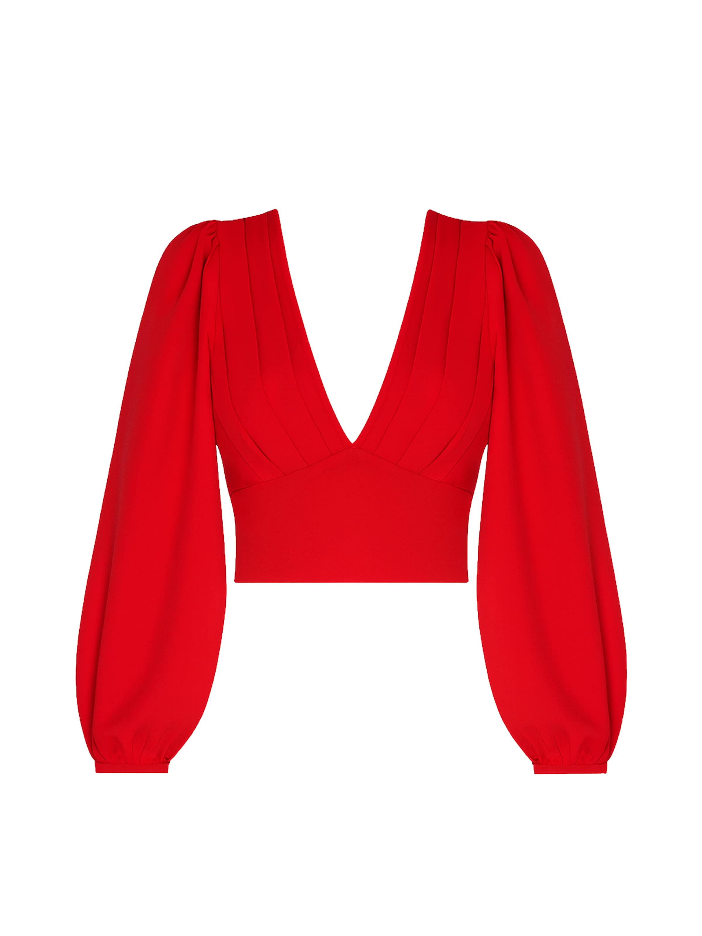 Chemisier Elara en rouge : devant